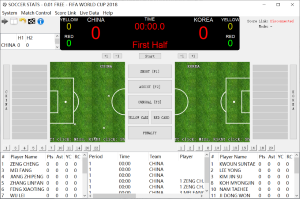 足球比赛技术统计软件